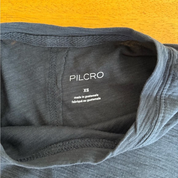 Pilcro Size XS Black Relaxed Fit 100% Cotton T-Shirt Casual Boho Slub Cotton - Picture 11 of 11